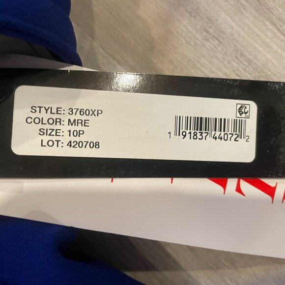 *NWT* Women's Long Off the Shoulder Xscape Scuba Crepe Slit Dress (Sz 10p) - Picture 7 of 9